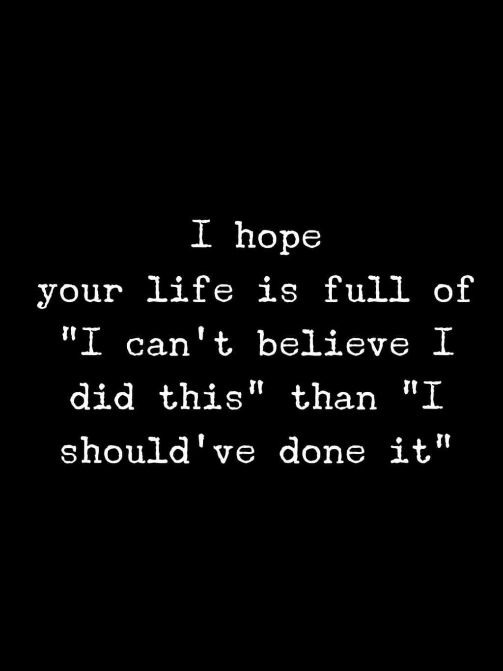 “Could’ve, Would’ve, Should’ve”